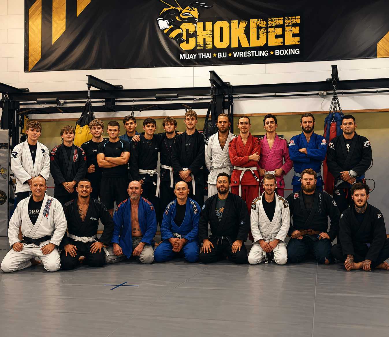 The Chokdee Academy team together at the York gym
